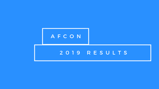 Afcon 2019 Results