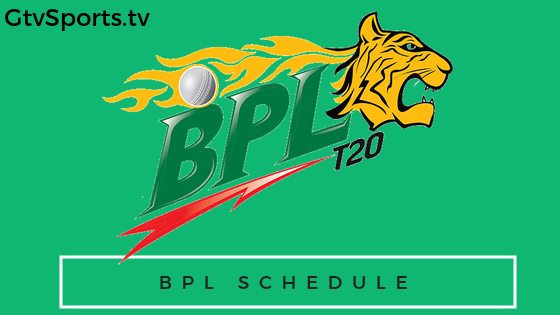 BPL Schedule 2019