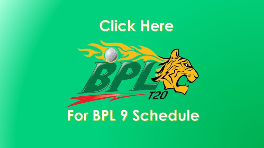 BPL 9 Schedule