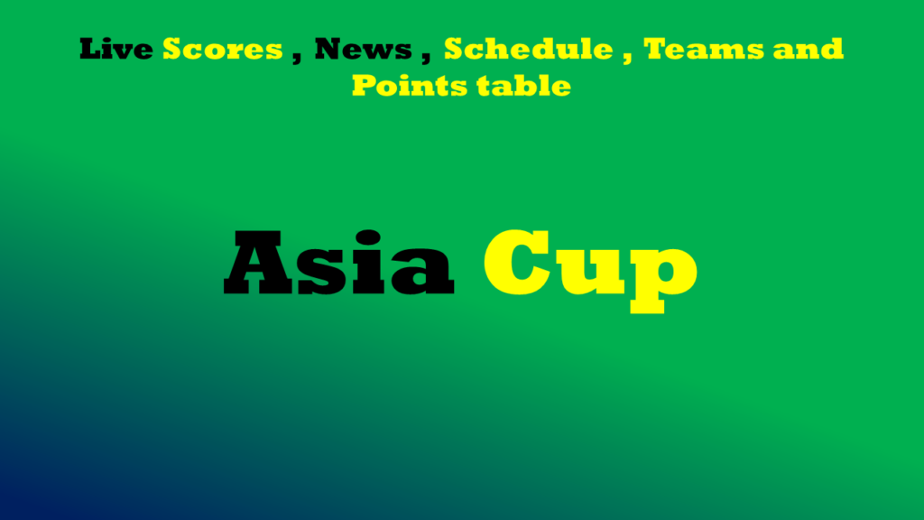 Asia Cup Cricket Match